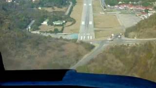 Difficult Landing Approach at St Barts [upl. by Aietal]