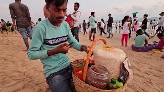 Bhel in Goa Sea Beach [upl. by Anwahsiek]