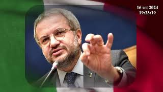 Claudio Borghi Aquilini Processo Matteo Salvini 16 09 2024 [upl. by Pul]