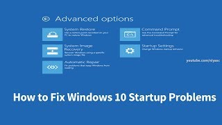 How to Fix Windows 10 Startup Problems 4 Ways [upl. by Lemmie]