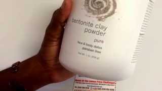 How To Use NOW 100 PURE BENTONITE CLAY BENEFITS For Healthy Face and Body Detox [upl. by Acim165]