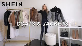 SHEIN FALL WINTER COATS amp JACKETS  brutally honest 😬 [upl. by Amabel]