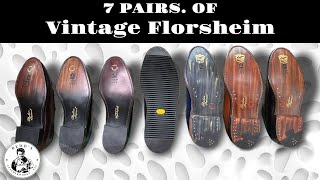 7 PAIRS Vintage Florsheim brought back to life [upl. by Ful729]