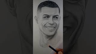 Drawing of Cristiano Ronaldo🐐 sketcher urcristiano fanart pencilsketch shortvideo [upl. by Gearalt660]