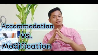 Accommodation amp Modification for Student with Disabilities  Talk With Jaymar [upl. by Harve]