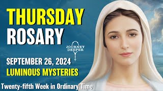 Thursday Rosary 💙 Luminous Mysteries of the Rosary 💙 September 26 2024 VIRTUAL ROSARY [upl. by Adnohral]