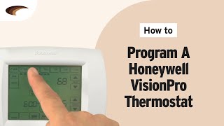 How To Program a Honeywell VisionPro Thermostat [upl. by Aleron244]