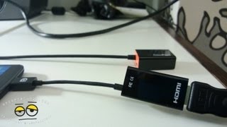 SlimPort Hands on with Google Nexus 4 [upl. by Atsirhc691]