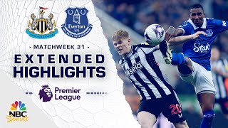 Newcastle United v Everton  PREMIER LEAGUE HIGHLIGHTS  422024  NBC Sports [upl. by Ettenyl832]