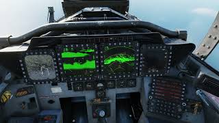 DCS F15E Strike Eagle  APG70 AG radar Part 1 Real Beam Mapping [upl. by Eserehs]