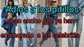 Adios a los pitillos los Nuevos Jeans Ancho que ya han enamorado a las celebritis jeans favorecedore [upl. by Annoid]