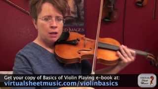 How to Avoid Hitting Extra Strings While Playing on the violin  Bow Strokes [upl. by Grube]