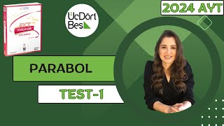 2024 345 AYT MATEMATİK  PARABOL TEST1  yks2024 aytmatematik 345 [upl. by Rodd]