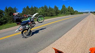 Dirtbike chill ride dans lNord 💀 KTM 300 amp KX 450 F july 2024 Full Ride ktm300 kx450 enduro [upl. by Hsakaa]