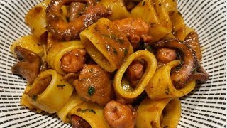 PASTA CON STRACOTTO DI POLPO amp PORCINI [upl. by Ellives]