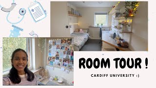 University Room Tour  Cardiff University Accommodation  Talybont North  Medical Student UK [upl. by Niwre]