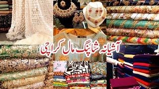 Ashiana shopping mall  Fancy party wearVelvet suitJewellery  Local mall karachi [upl. by Esiuol]