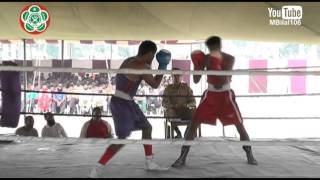 PAK Army Inter Unit Boxing Championship 2015  Lahore  Final Fight  Muzammil Abbas vs Amir Aziz [upl. by Cantone]