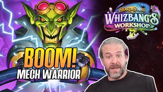 Hearthstone BOOM Mech Warrior in Whizbangs Workshop [upl. by Marduk923]