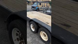 Trailers for sale Deal or pass cottage tandem axle car trailer junk fail automobile towing [upl. by Leunamme]