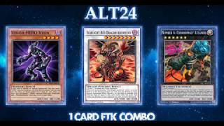 YGOPRO 1 Card Vision Hero FTK Combo [upl. by Anieral]