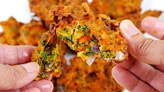 Vegetable Pakoras Recipe [upl. by Anivas]