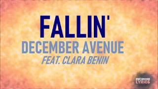 December Avenue  Fallin  Lyric Video [upl. by Enilarak]