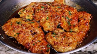 Quick and Easy Garlic Butter chicken Breast Recipe  Delicious Easy Dinner [upl. by Anawk]