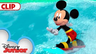 Mickey Mouse amp Goofy Go Surfing 🏄  Mickey Mouse Funhouse  disneyjr​ [upl. by Inalel]