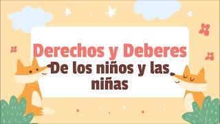 Teatro derechos y deberes de los niños y las niñas [upl. by Notak]