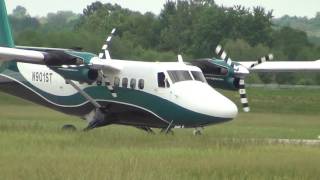 53116 De Havilland Canada DHC6 Twin Otter landing [upl. by Osnofedli]