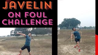 Javelin no foul challenge 250 throw [upl. by Adnuhsar79]