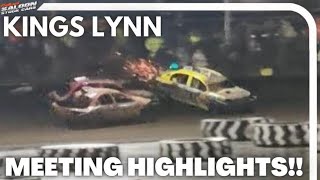 2L Saloon Stock Cars  Meeting Highlights Kings Lynn  18323 [upl. by Albur333]