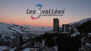 Skiing in Les 3 Vallées France  2019  Les menuires  Merbel  Courchevel  Val Thorens [upl. by Nonnahc]