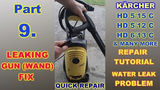 How to Fix a Karcher Leaking Gun Pressure Washer Spray Wand Repair [upl. by Geis46]