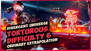 Divergent Universe Difficulty 6 Ordinary Extrapolation  Honkai Star Rail 23 [upl. by Ocire]