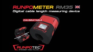 RUNPOMETER RM35 cable length measuring device [upl. by Eerised598]