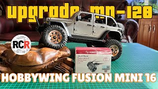 Pasang HOBBYWING Fusion Mini16 di MN128 JEEP Rubicon‼️ ada semutnya gaesss [upl. by Iruam]