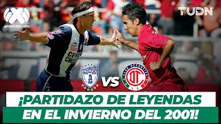 PREVIA Toluca Vence 43 a los Tuzos de Gabriel Caballero en el torneo del invierno del 2001 l TUDN [upl. by Aset]