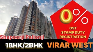 1BHK2BHK Starts At 42 LAKHS All Inclusive in Virar WestPickup Drop Facility [upl. by Lleihsad]