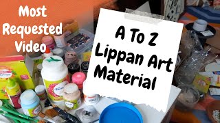 Lippan Art Course Class  1  Lippan Art Work For Beginners  Lippan Art Tutorial [upl. by Aikyt376]