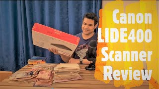 Canon LIDE400 Scanner Review  a must for preserving old photos [upl. by Stricklan]