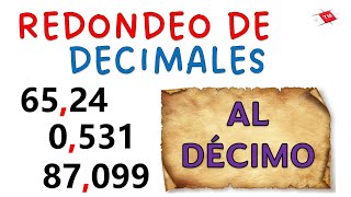 REDONDEAR AL DÉCIMO  EJEMPLOS [upl. by Rednaeel]