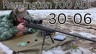 Remington 700 ADL Accuracy Testing 3006 Factory Ammo from Hornady Nosler Barnes Sierra Federal [upl. by Riordan]