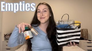 My Empties  my thoughts on products I actually finished [upl. by Nary415]