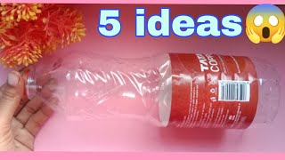 Plastic bottle reusing ideas how to reused the water bottle diy bottle craft [upl. by Minnnie]