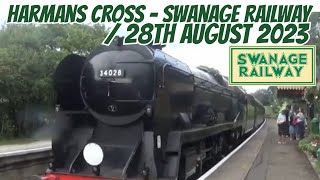 Trains At Harmans Cross  Swanage Railway  28th August 2023 [upl. by Forland]