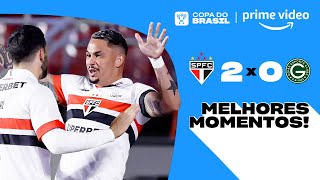 SÃO PAULO 2 X 0 GOIÁS  Melhores Momentos  Copa do Brasil 2024 [upl. by Pattie]