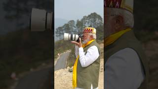 PM Modi captures glimpses of scenic Himachal Pradesh  shorts [upl. by Sapers]