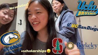 MY COLLEGE DECISION REACTION as a transfer  UCs Stanford Jack Kent Cooke Scholarship [upl. by Forkey558]